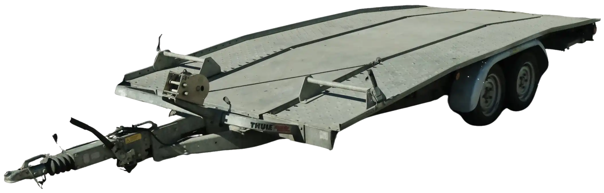 Carrello auto pronto al noleggio